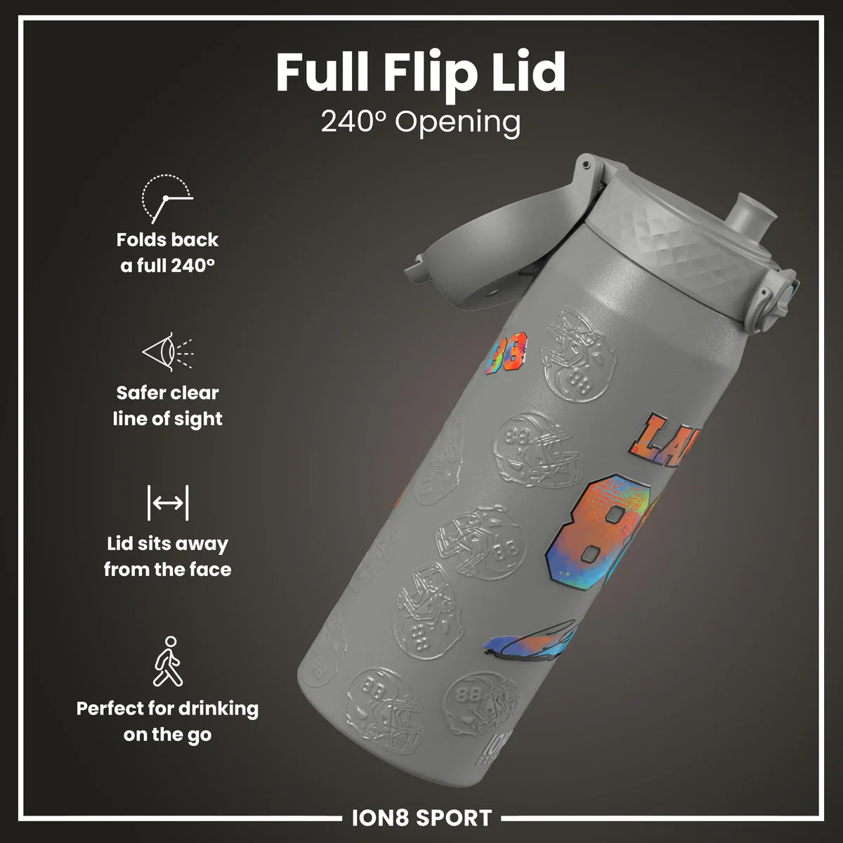 NFL x ION8 - Ceedee Lamb Insulated Water Bottle - 750ml - Image 4
