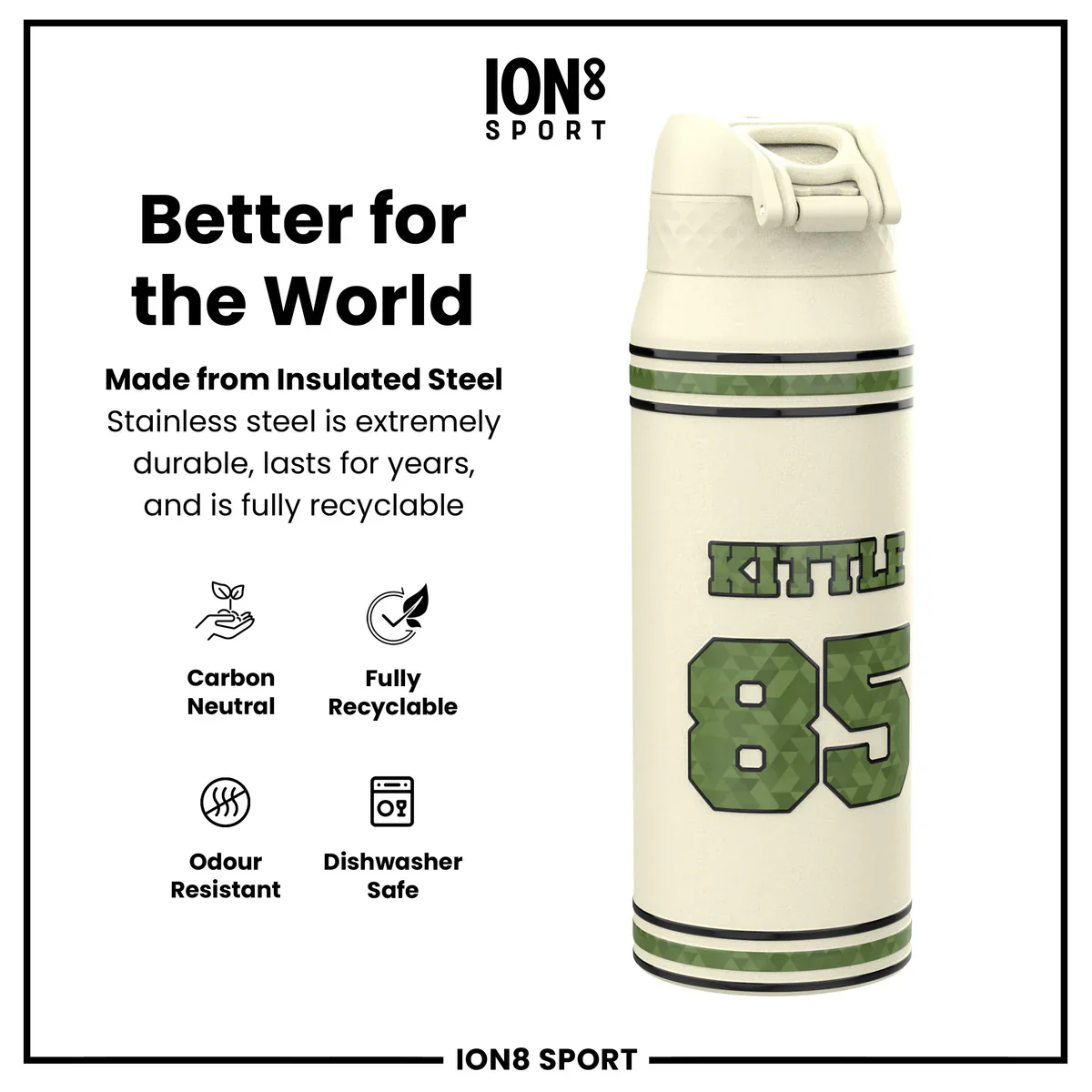 NFL x ION8 - George Kittle Insulated Water Bottle - 750ml - Image 5