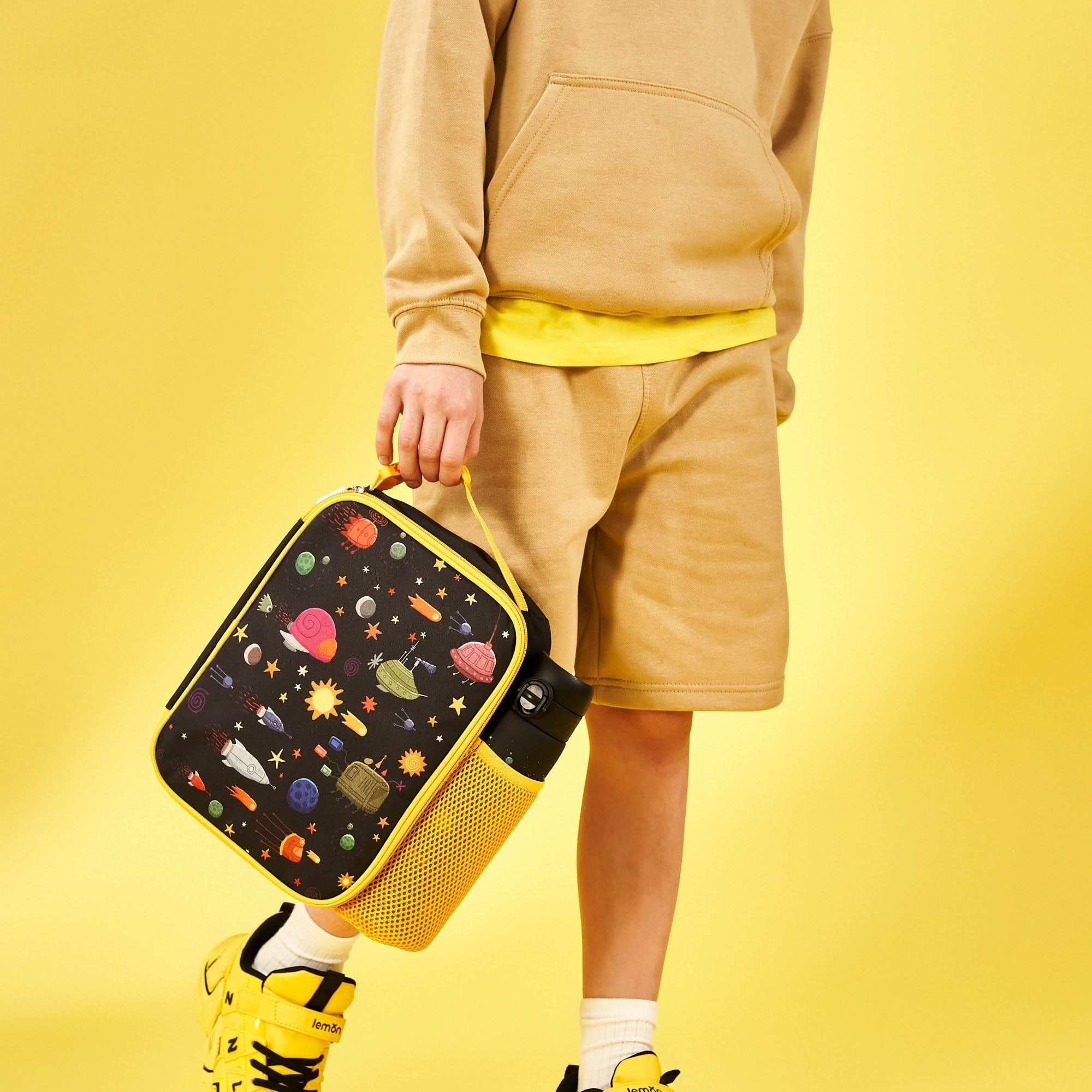Kids Insulated Lunch Bag- Spaceships - Image 3