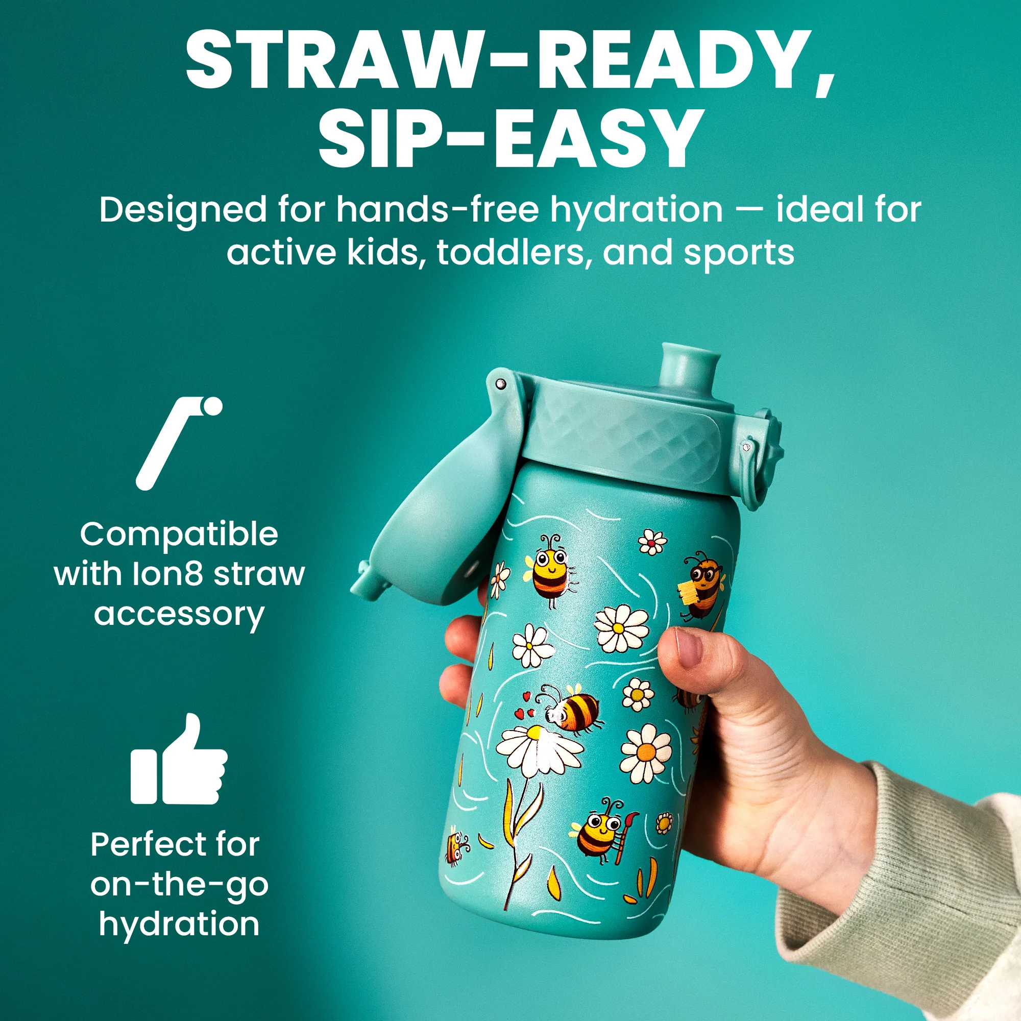 Pod Insulated Stainless Steel 11oz- Bees - Image 11