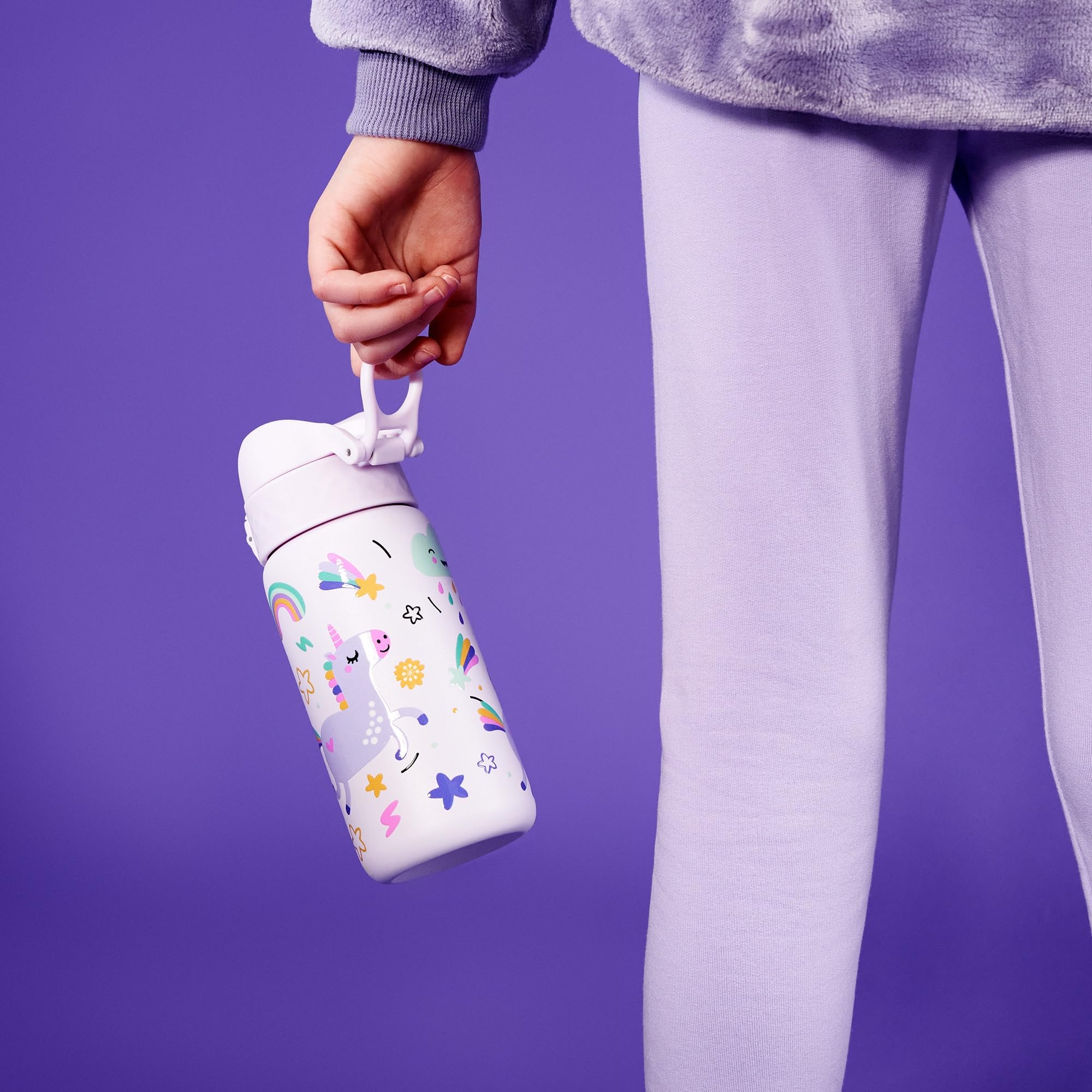 Pod Insulated Stainless Steel 11oz- Unicorns/White Bottle - Image 4