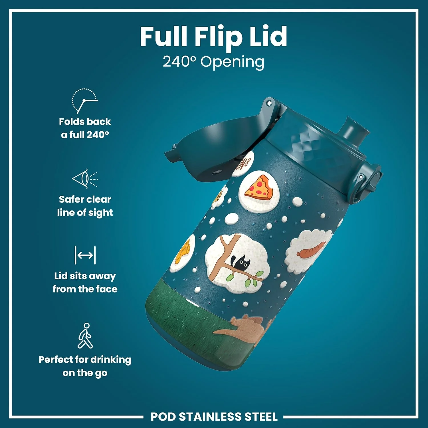 Pod Insulated Stainless Steel 13oz- Dog Dreaming - Image 5