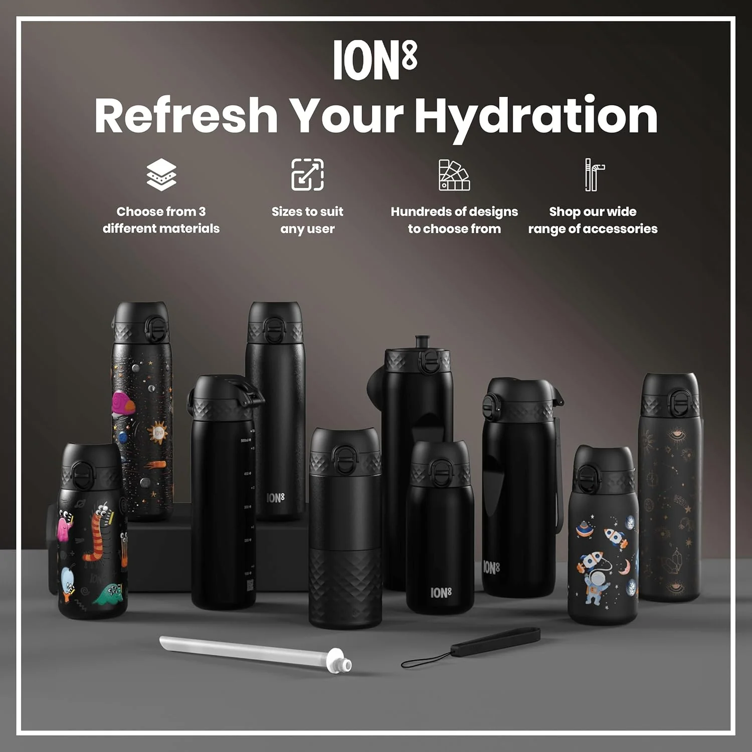 ION8 Insulated Travel Mug, 360 ml/12 oz, Leak Proof, Triple Lock Secure, Spill-Free in Transit, Hygienic Cover, Easy-to-Clean, Perfect On-The-Go, Black, Stainless Steel - Image 9