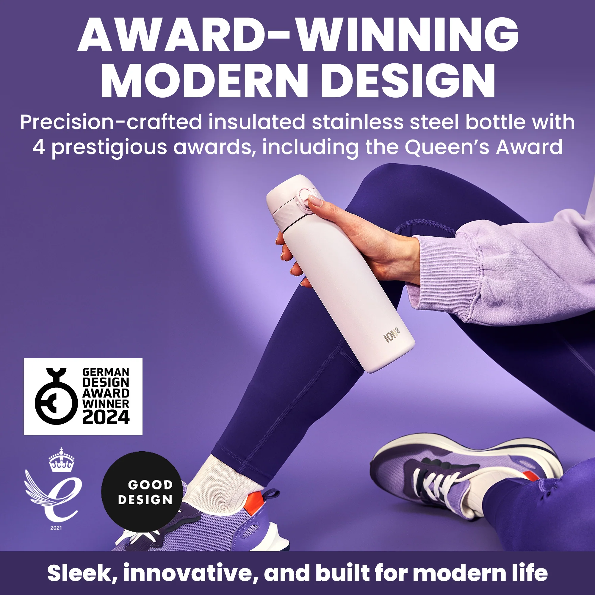 Slim Lightweight Stainless Steel 20oz- Lilac Dusk - Image 13