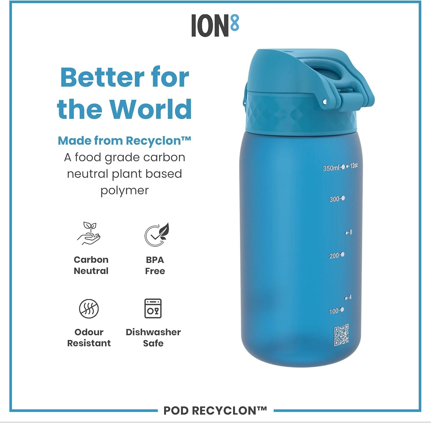 Pod Recyclon 12oz- Aqua Blue - Image 7