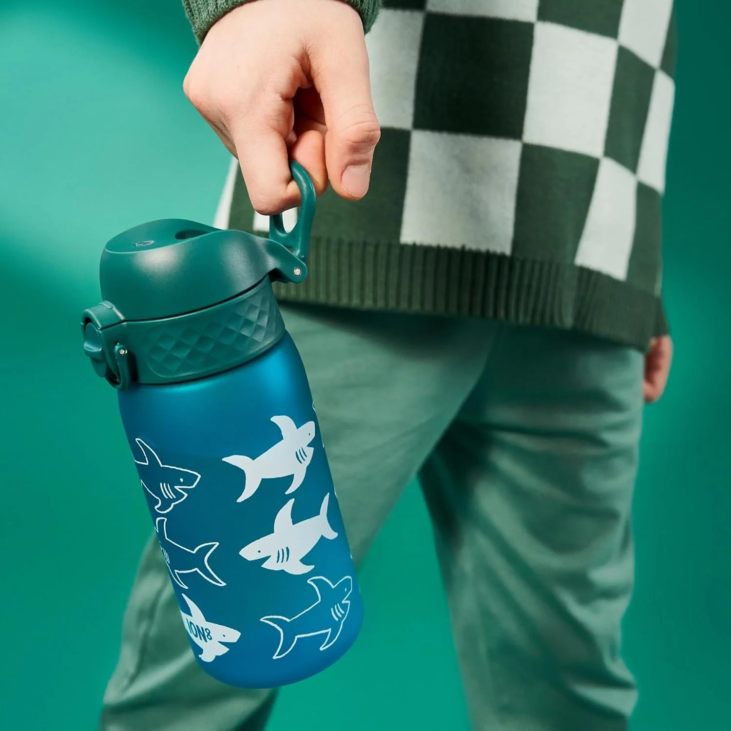 Recyclon Pod 12oz- Aqua Blue Sharks - Image 4