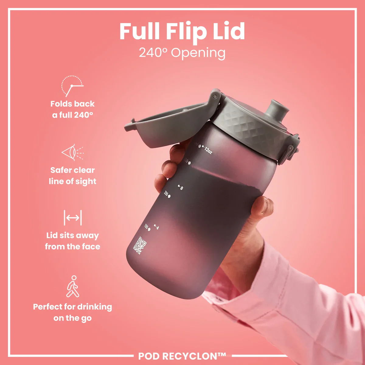 Pod Recyclon 12oz- Grey - Image 4
