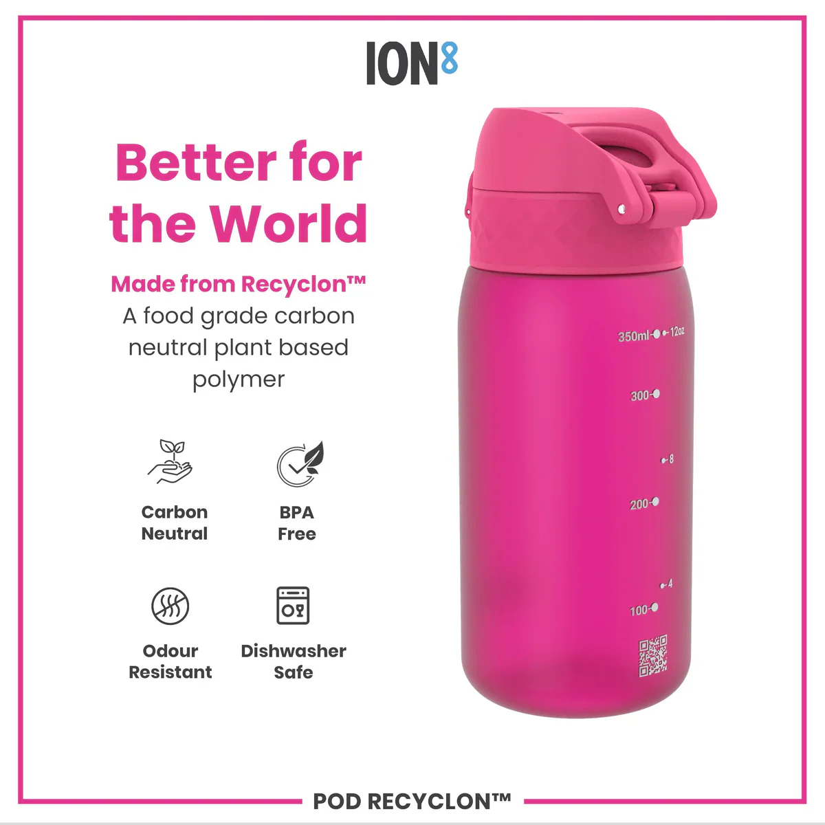 Recyclon Pod 12oz- Hot Pink - Image 5