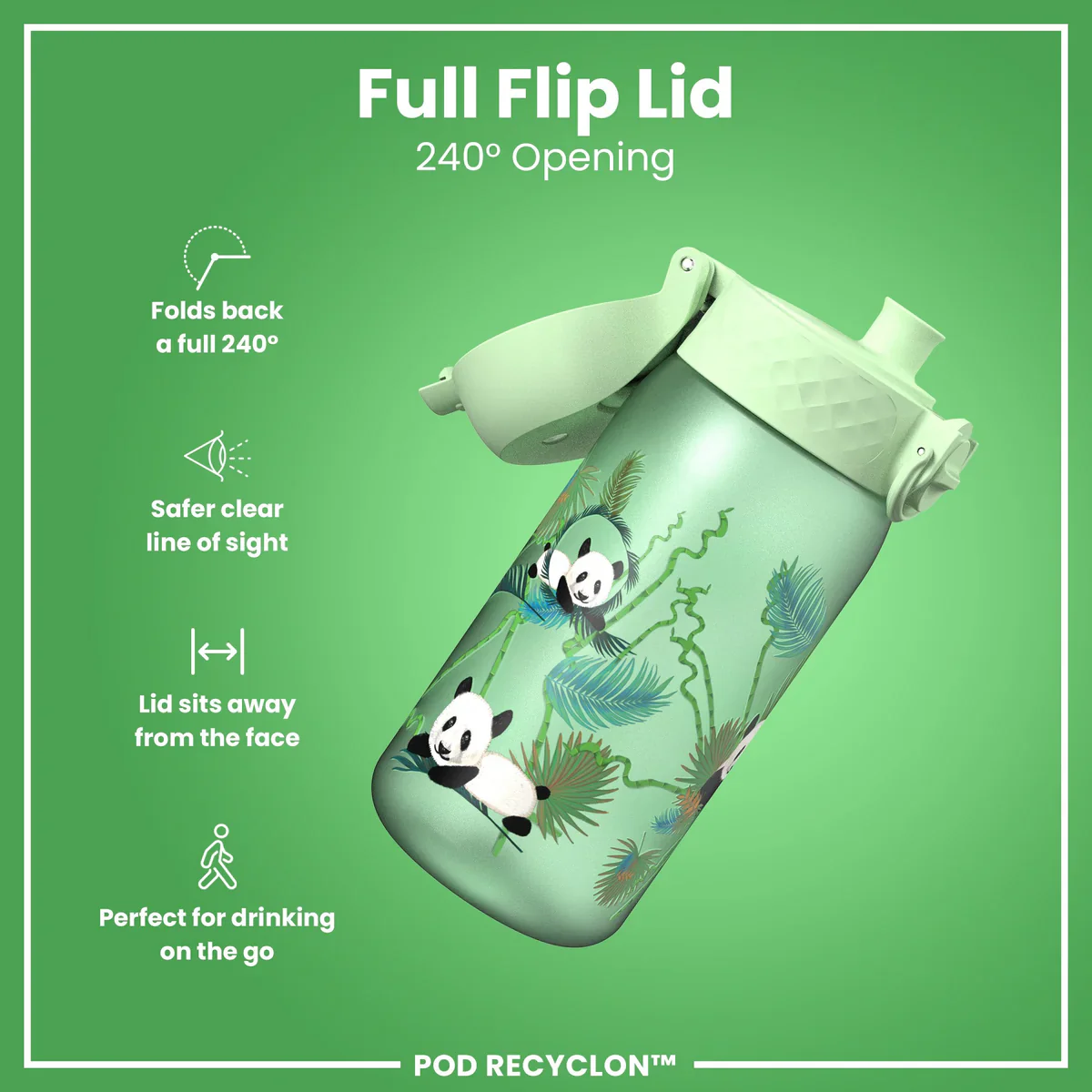 Recyclon Pod 12oz- Pandas - Image 4