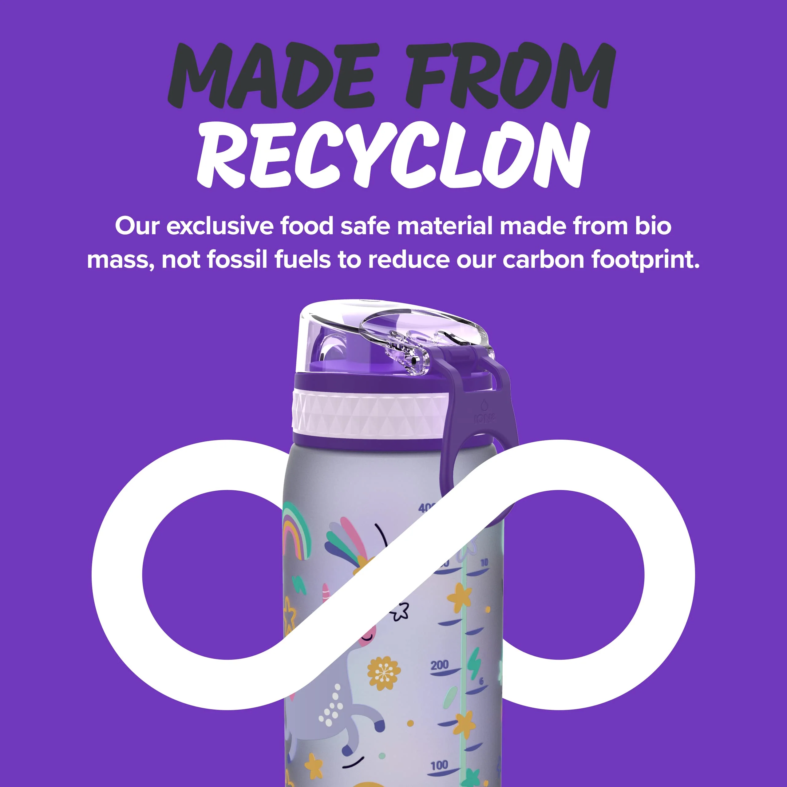 Recyclon Pod 12oz- Purple Unicorns - Image 5