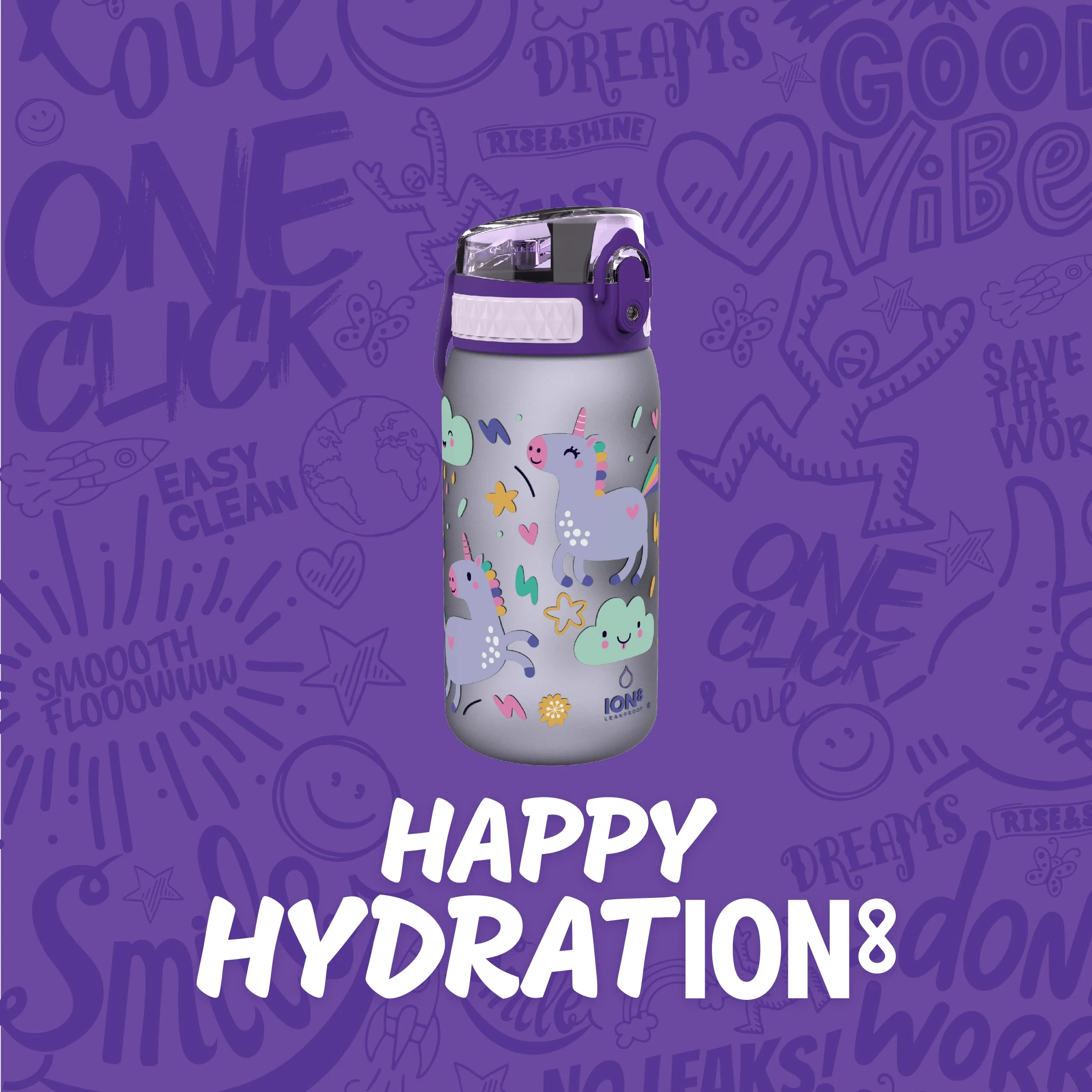 Recyclon Pod 12oz- Purple Unicorns - Image 7