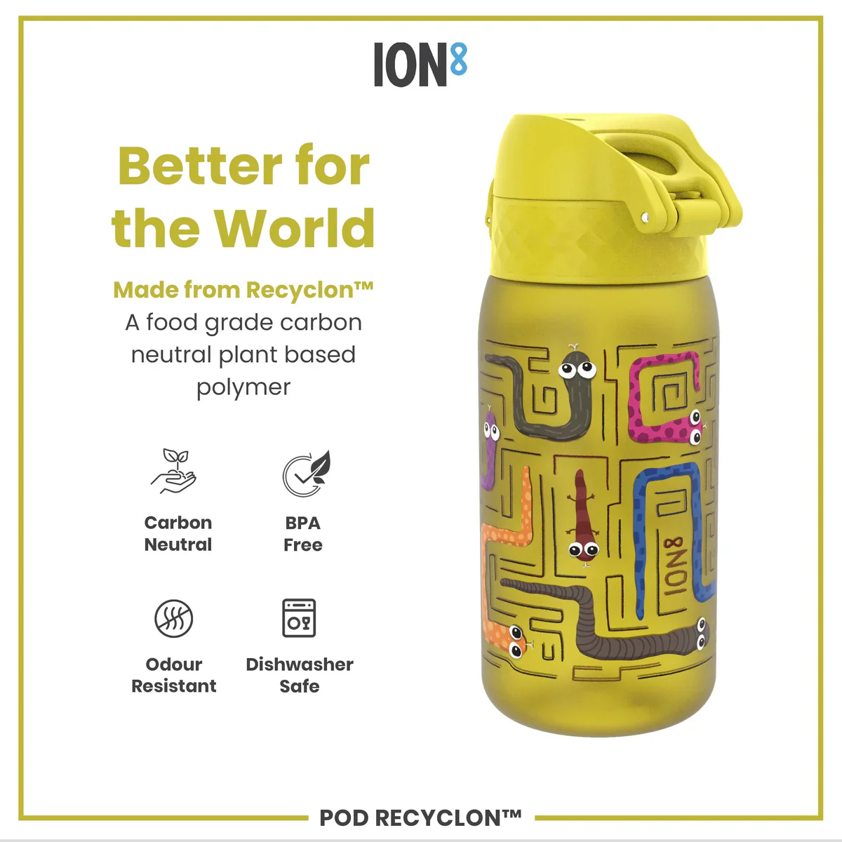 Pod Recyclon 12oz- Yellow Snakes - Image 5