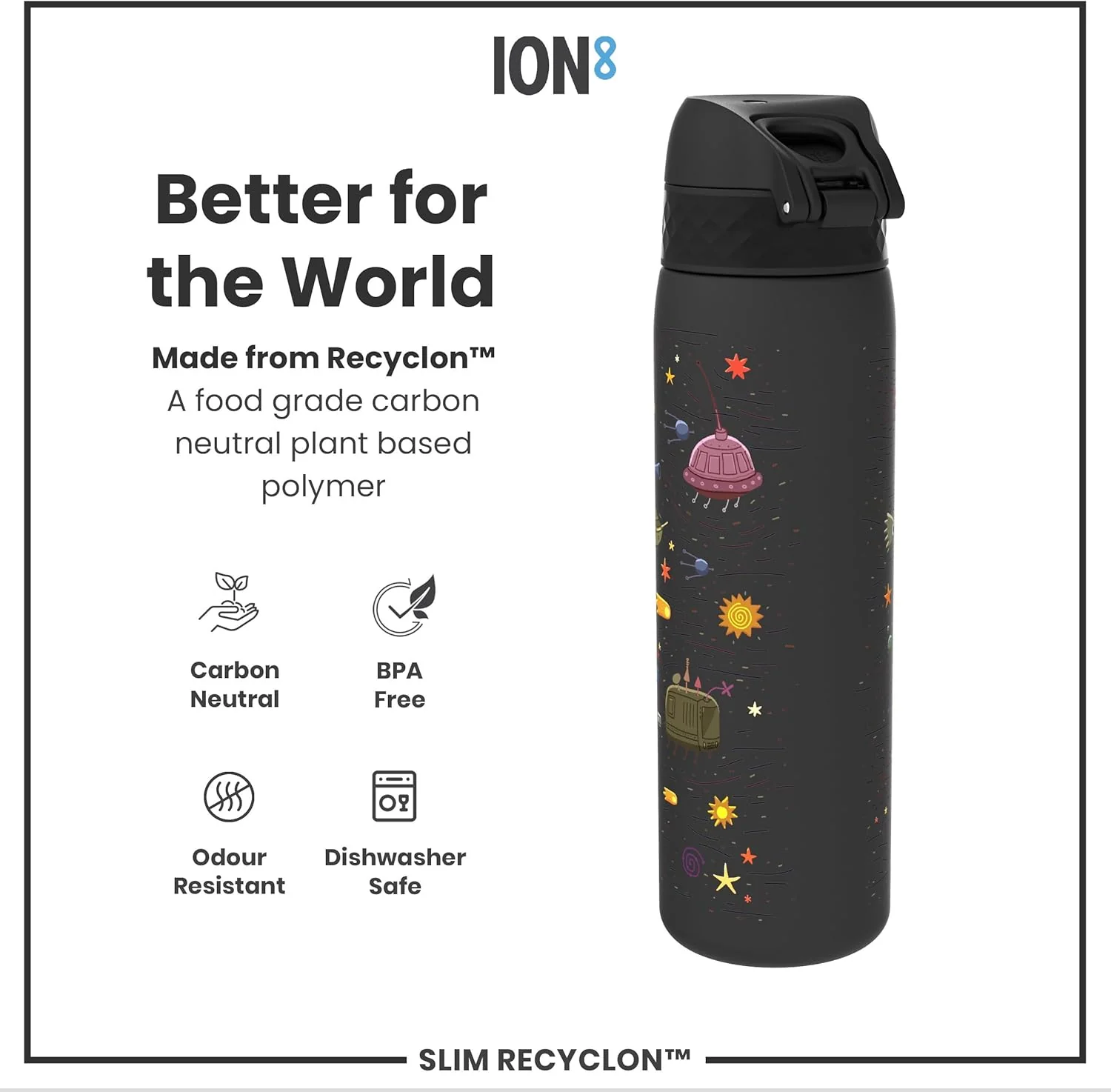 Slim Recyclon 18oz- Spaceships - Image 6