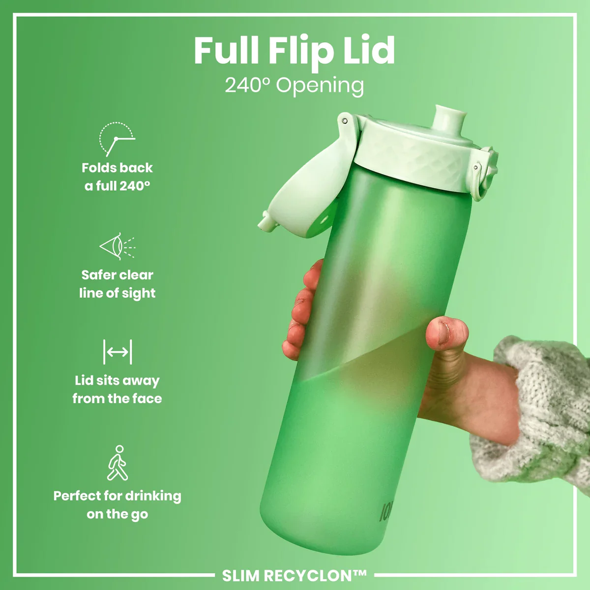 Slim Recyclon 18oz- Surf Green - Image 4