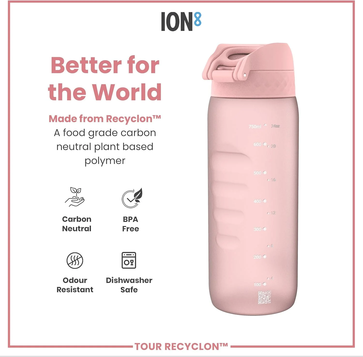 Recyclon Tour 24oz- Rose Pink - Image 6