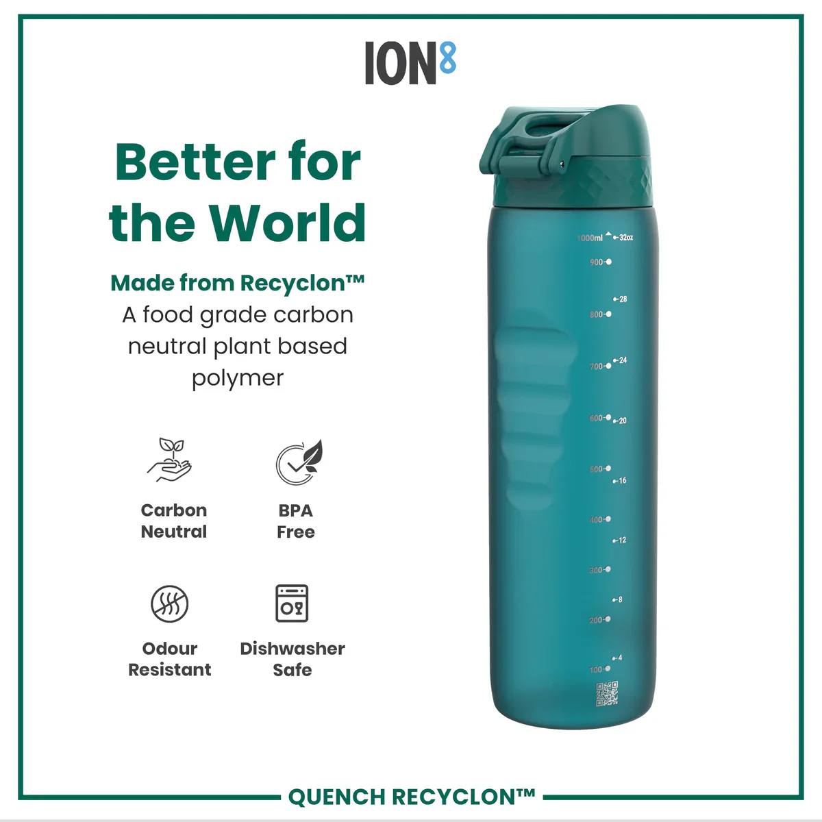 Quench Recyclon 34oz- Aqua Blue - Image 5
