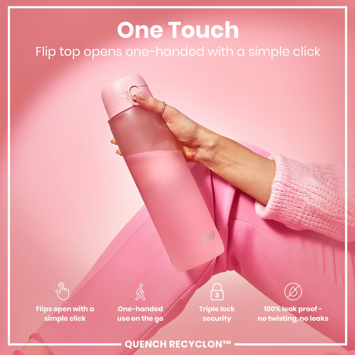 Quench Recyclon 34oz- Rose Pink - Image 3