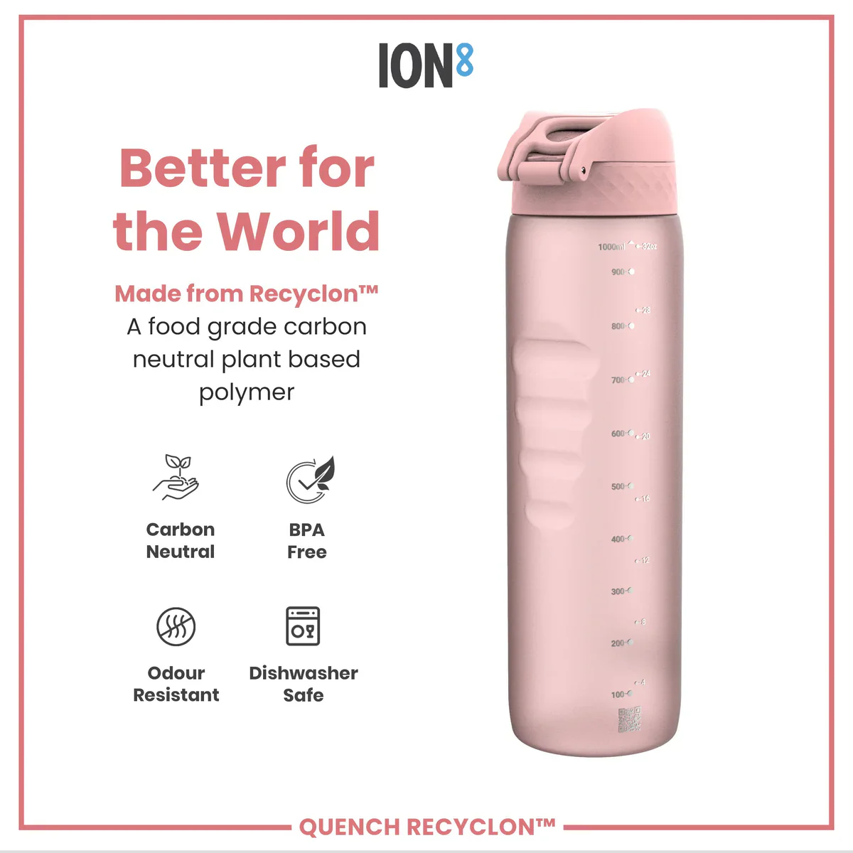 Quench Recyclon 34oz- Rose Pink - Image 5