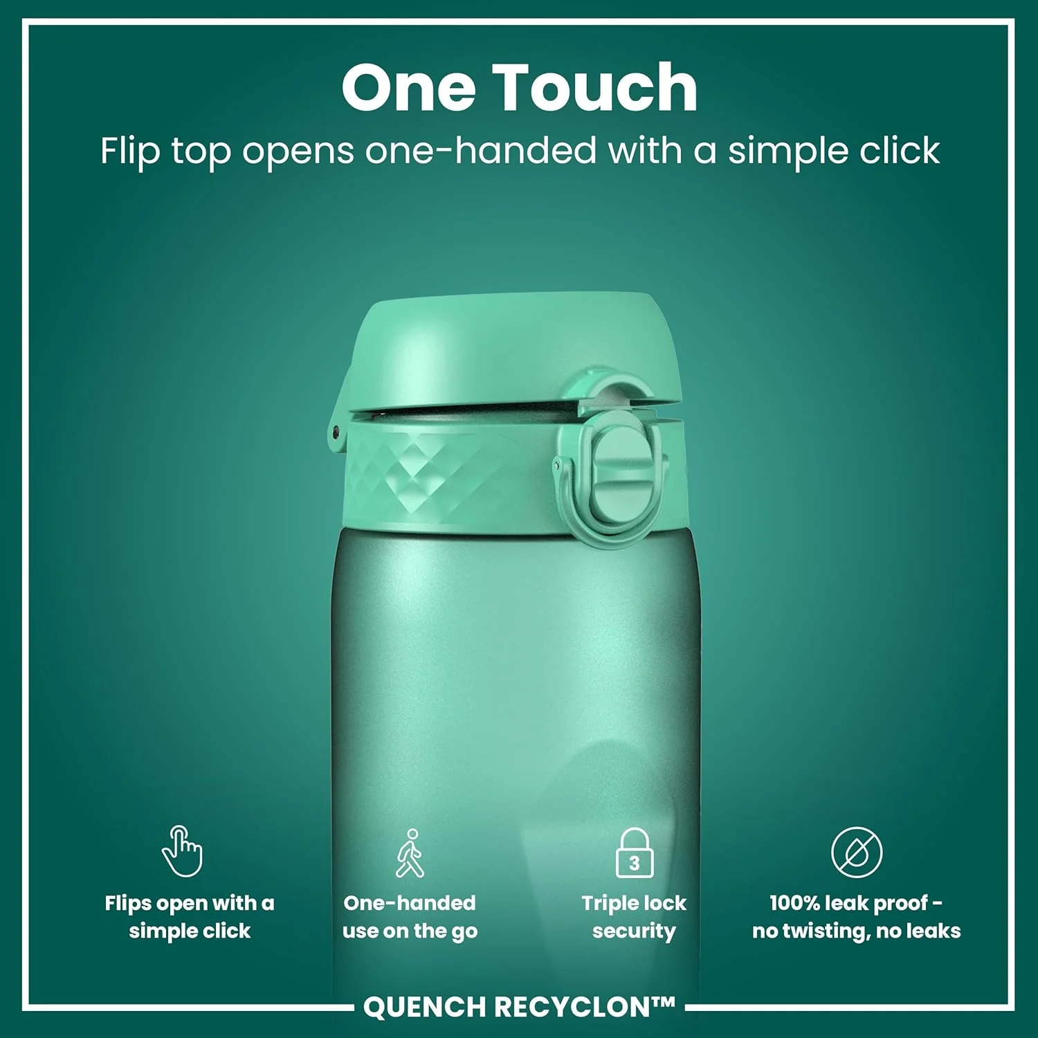 Quench Recyclon 34oz- Teal - Image 3
