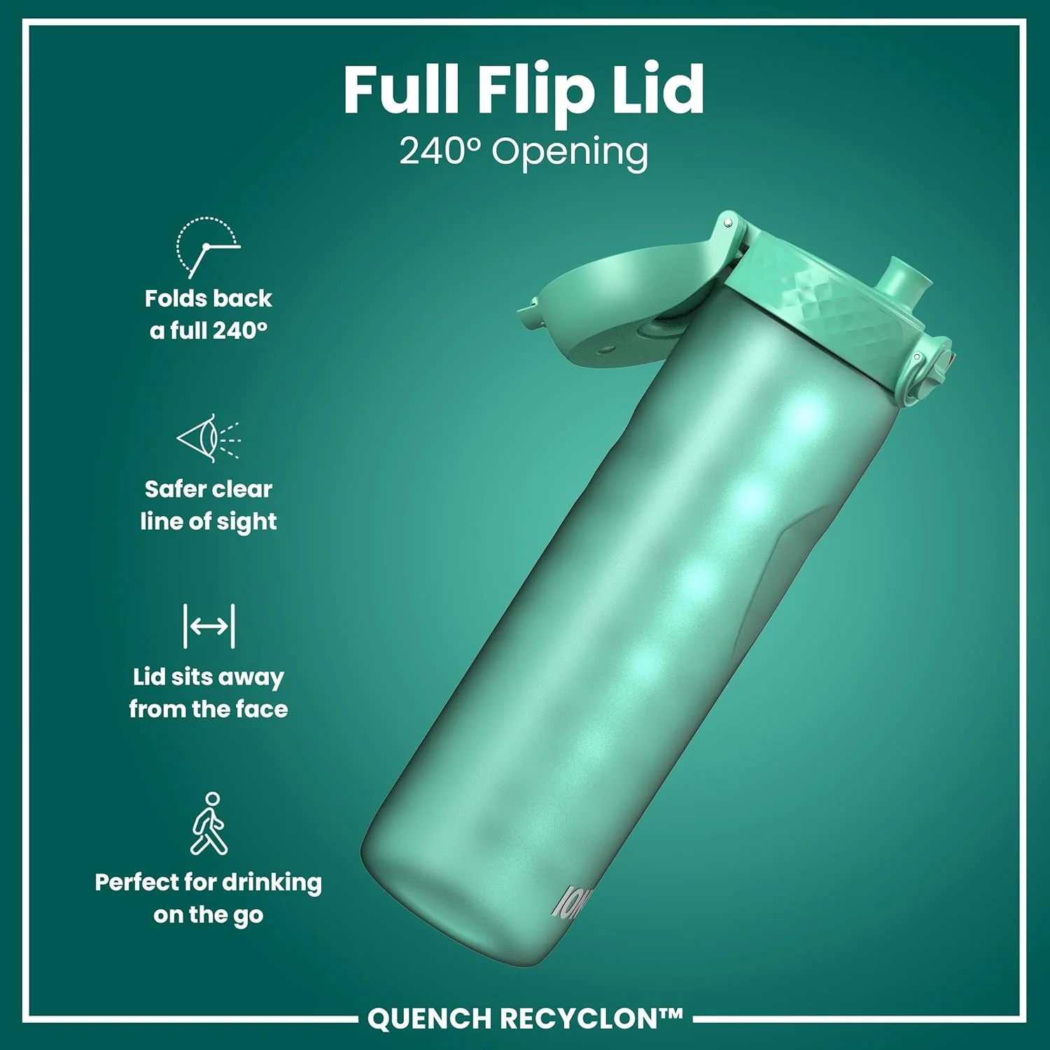 Quench Recyclon 34oz- Teal - Image 4
