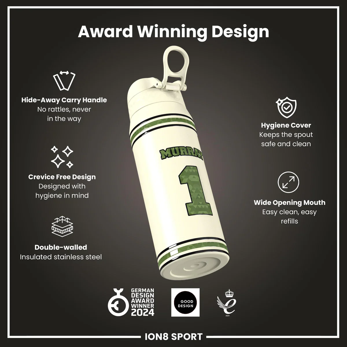 NFL x ION8 - Kyler Murray Insulated Water Bottle - 750ml - Image 6
