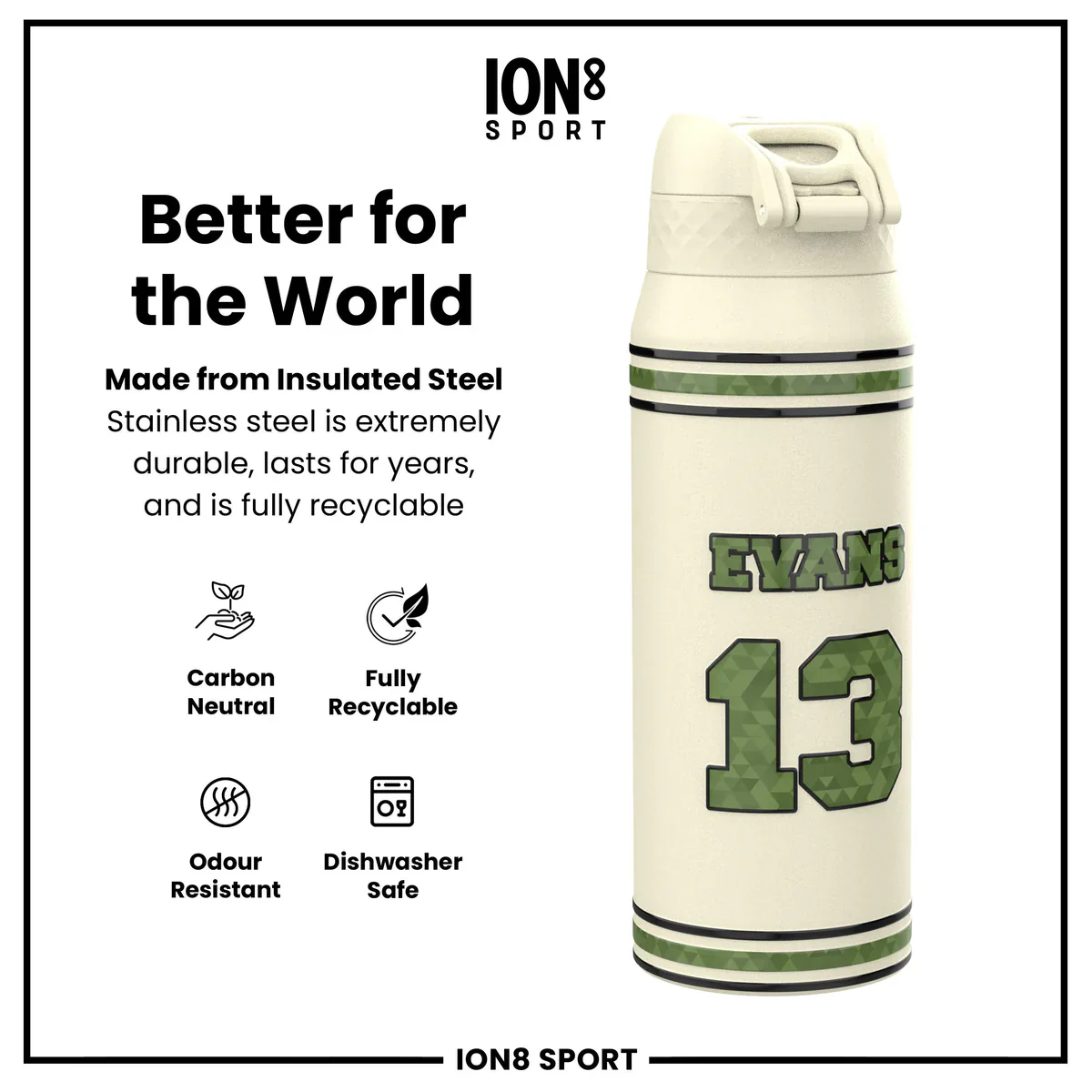 NFL x ION8 - Kyler Murray Insulated Water Bottle - 750ml - Image 5