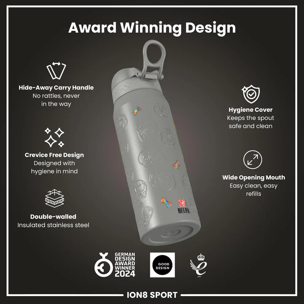 NFL x ION8 - Sauce Gardner Insulated Water Bottle - 750ml - Image 6